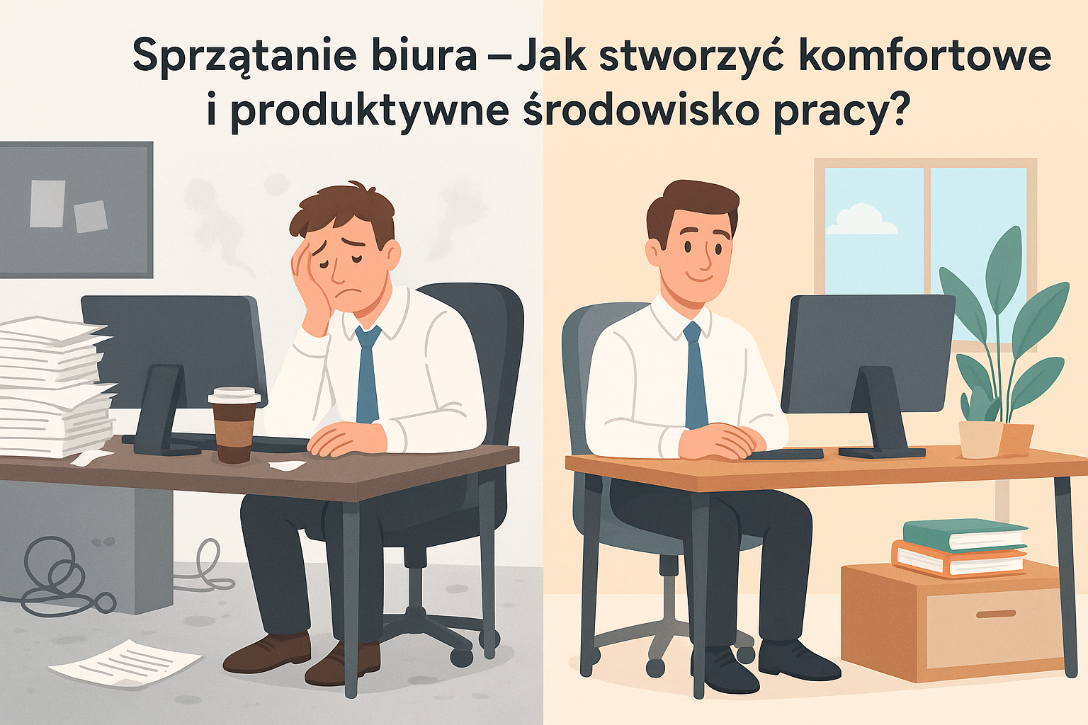 Read more about the article  Sprzątanie biura – Jak stworzyć komfortowe i produktywne środowisko pracy?
